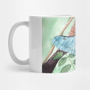 Blue butterfly Mug